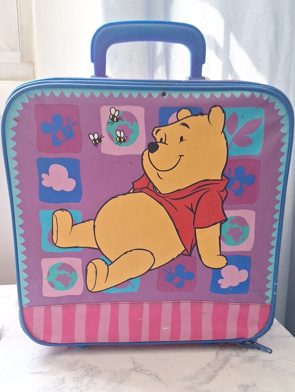 Disney Winnie the Pooh Kids Carry Bag - Yellow, Red, Purple, Blue, Pink